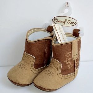 Rising Star baby cowboy boots. New with tags.